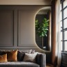 Miroir de forme irrégulière avec éclairage - NOE LED