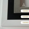 Moderne omkaderde spiegel met kastuitsparing met LED-verlichting 1503