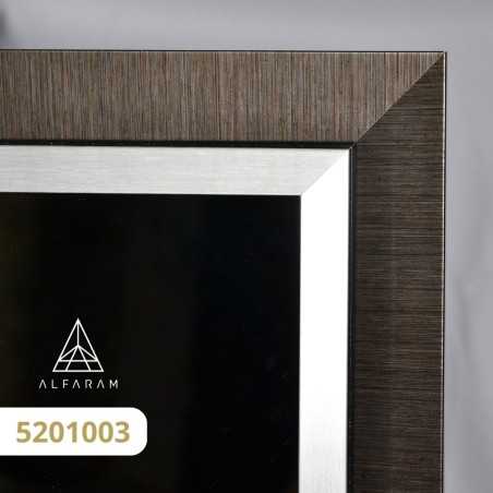 Miroir de penderie sur pied avec cadre en bois - 5201 - couleur du cadre au choix