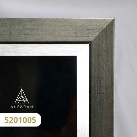 Miroir de penderie sur pied avec cadre en bois - 5201 - couleur du cadre au choix