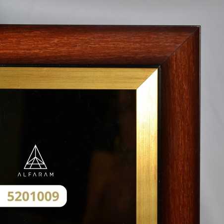 Miroir de penderie sur pied avec cadre en bois - 5201 - couleur du cadre au choix