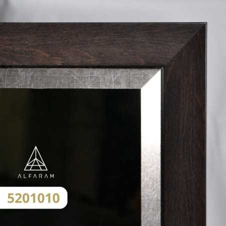 Miroir de penderie sur pied avec cadre en bois - 5201 - couleur du cadre au choix