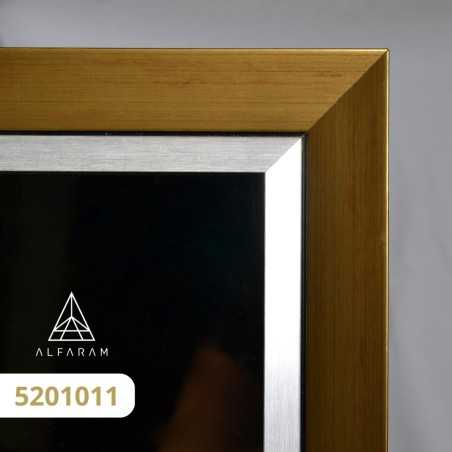 Miroir de penderie sur pied avec cadre en bois - 5201 - couleur du cadre au choix