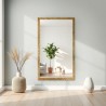 Miroir Glamour avec cadre doré brillant - 8002002