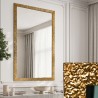 Miroir Glamour avec cadre doré brillant - 8002002