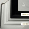 Miroir glamour avec cadre blanc - 6004004