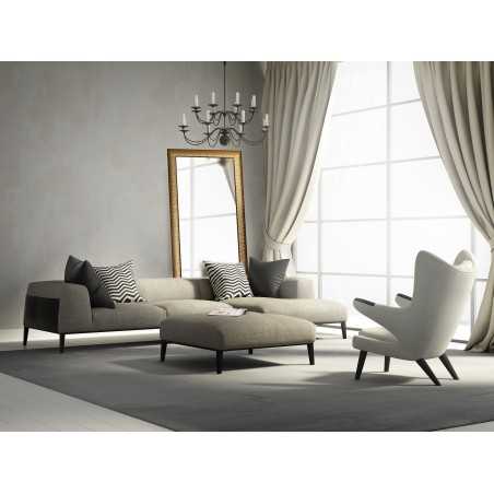 Miroir moderne dans un cadre en bois riche - 7005 - couleur du cadre au choix