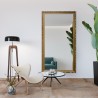 Miroir dans un cadre en bois ornemental doré - 5004003
