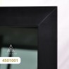 Grand miroir dans un cadre en bois simple - 4501 - couleur du cadre au choix