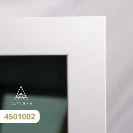 Grand miroir dans un cadre en bois simple - 4501 - couleur du cadre au choix