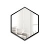Miroir de forme géométrique dans un cadre - HEXA IN A FRAME