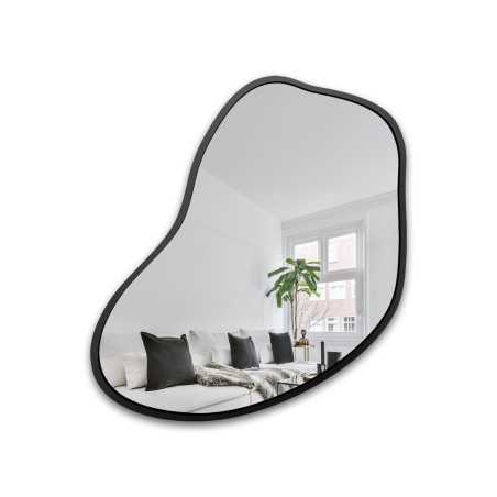 Miroir avec forme organique dans un cadre - KWARC UN CADRE