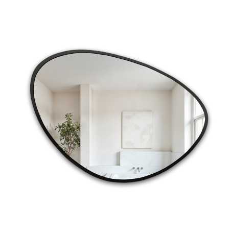 Miroir de forme irrégulière dans un cadre - OBSYDIAN DANS UN CADRE