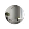 Miroir de salle de bain rond poli - CERCLE