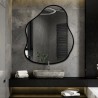 Miroir de forme organique dans un cadre - STONE IN A FRAME