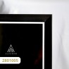 Spiegel in fijne decoratieve houten lijst - 2801 - kleur van de lijst naar keuze