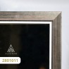 Miroir dans un délicat cadre décoratif en bois - 2801 - couleur du cadre au choix