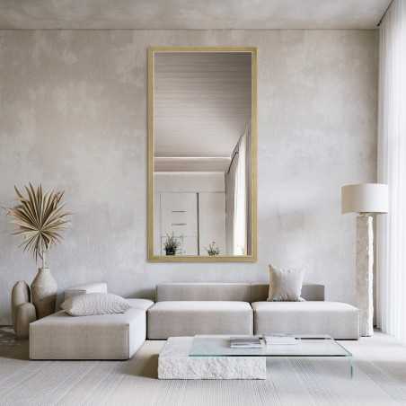 Miroir dans un délicat cadre décoratif en bois - 2801 - couleur du cadre au choix