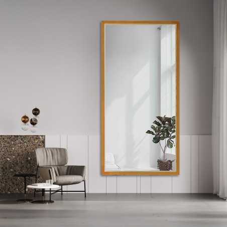 Miroir dans un délicat cadre décoratif en bois - 2801 - couleur du cadre au choix