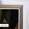 Spiegel in fijne decoratieve houten lijst - 2801 - kleur van de lijst naar keuze