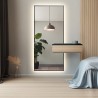 Moderne omkaderde spiegel met kastuitsparing met LED-verlichting 1503