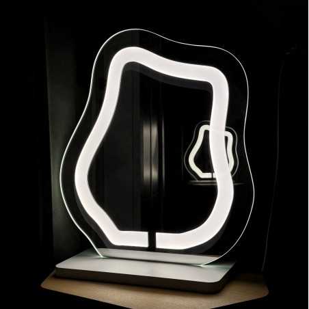 Miroir cosmétique avec éclairage sablé - FLOW LED PETITE