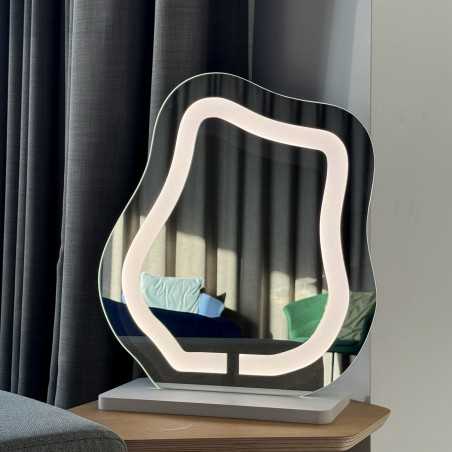 Miroir cosmétique avec éclairage sablé - FLOW LED PETITE