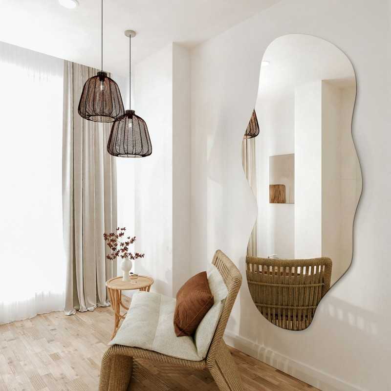 Miroir aux formes organiques - VERALUCE