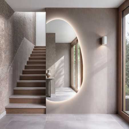 Miroir de forme organique avec éclairage - TURMALIN LED