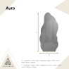 Miroir décoratif semi-ovale de forme organique - AURO 2