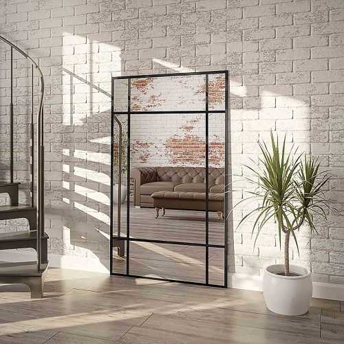 Miroir Loft avec meneaux - ROLAND - couleur du cadre au choix