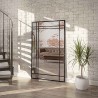Miroir Loft avec meneaux - MARKUS - couleur du cadre au choix
