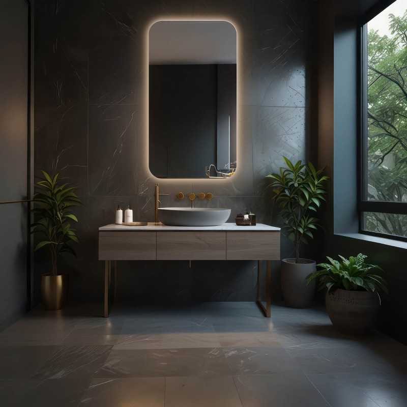 Badkamerspiegel met verlichting - GAJA LED