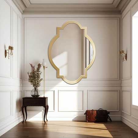 Miroir mural rétro avec cadre - CHARM