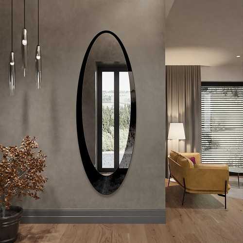 Elliptische decoratieve spiegel - LONGI