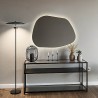 Miroir de forme organique avec éclairage - BAZALT LED