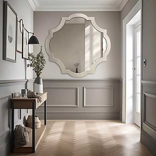 Miroir mural rétro avec cadre - SKARLET