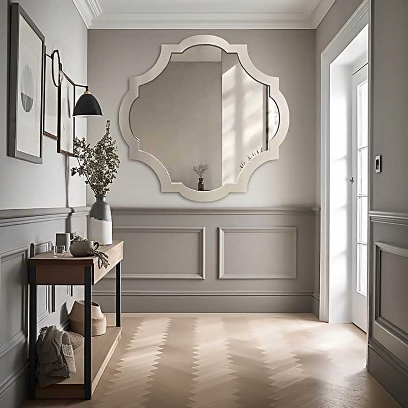 Miroir mural rétro avec cadre - SKARLET