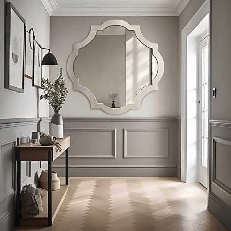 Miroir mural rétro avec cadre - SKARLET