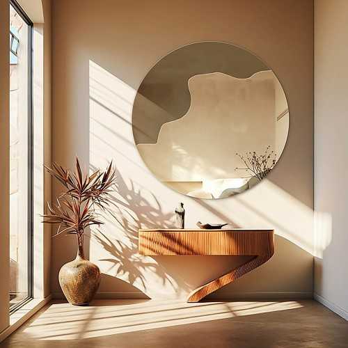 Miroir décoratif planétaire rond - ASTRALIS