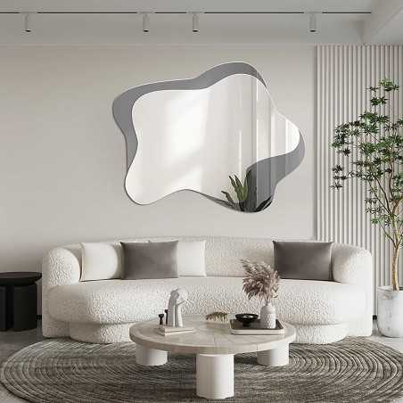 Miroir irrégulier sur feuille de graphite - SMOKY
