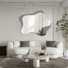 Miroir irrégulier sur feuille de graphite - SMOKY