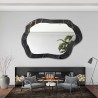 Miroir irrégulier sur marbre noir et doré – MARBLE VERDI