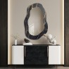 Onregelmatige spiegel op zwart-goud marmer – MARBLE NOCTO
