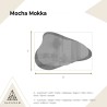 Miroir irrégulier sur une plaque de miroir brune – MOCHA MOKKA