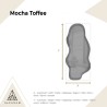 Miroir irrégulier sur une plaque de miroir brune – MOCHA TOFFEE