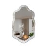 Miroir irrégulier sur marbre blanc et doré – MARBLE CALANTHE