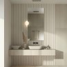 Rechthoekige spiegel met wandlamp - SOLIS BELLEZA