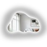 Miroir organique avec éclairage intégré - PEBBLE LED