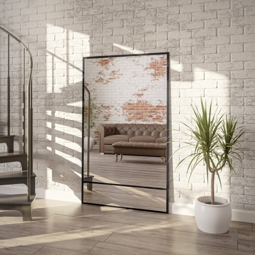 Lustro loft ze szprosami - NORDI - kolor ramy do wyboru